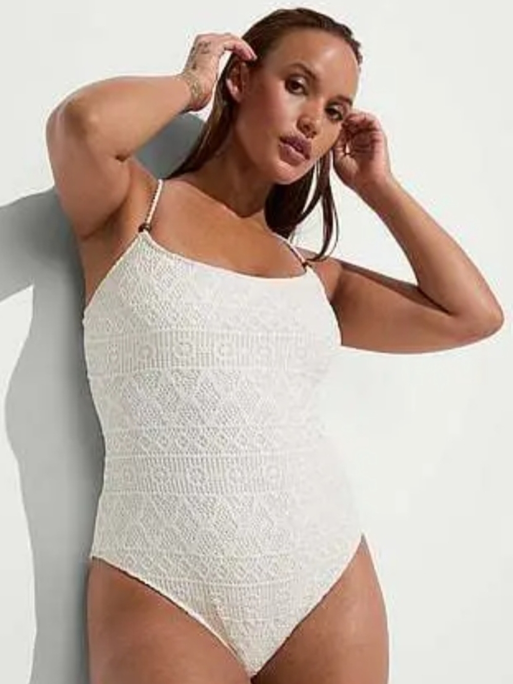 Victoria's Secret White One-Piece Swimsuit